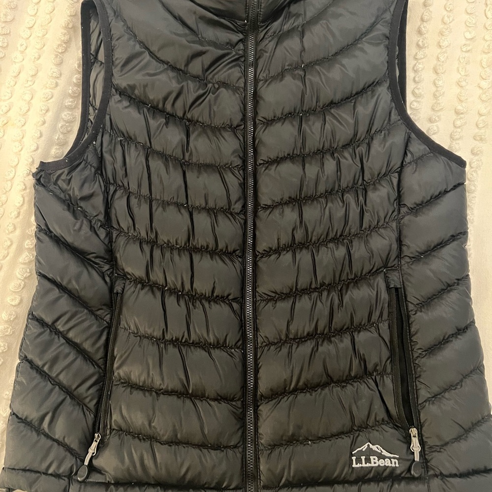 L.L. Bean Black Puffer Vest